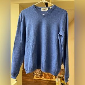 Blue Calvin Klein Merino Wool Sweater